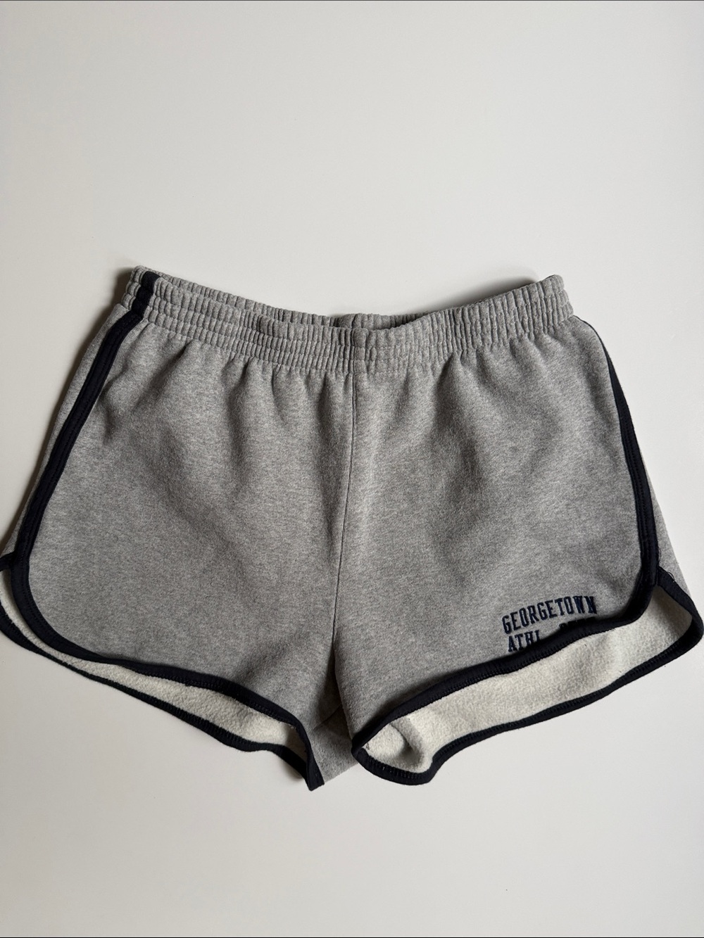 Georgetown Athletic Gray Retro Track Shorts